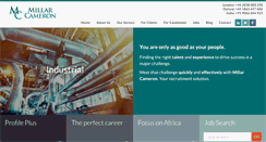 Desktop Screenshot of millarcameron.com